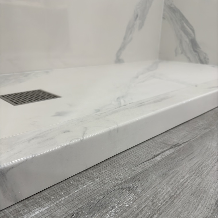 Shower curb detail