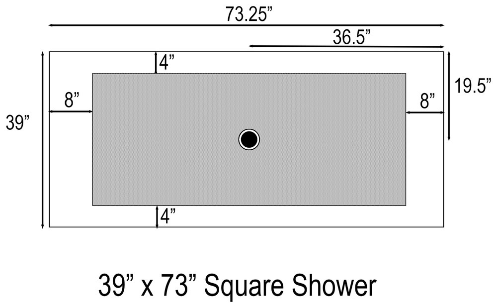 73x39 shower drawing