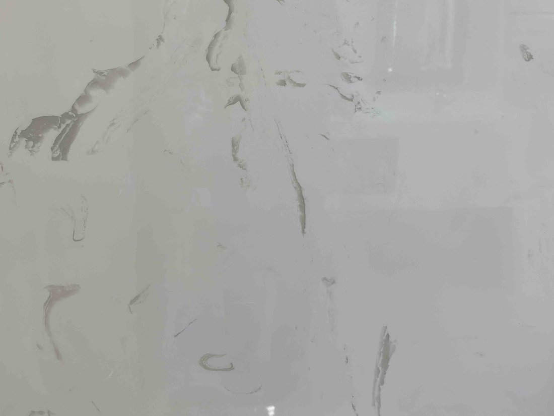 Flat gloss cultured marble wall panel with veining